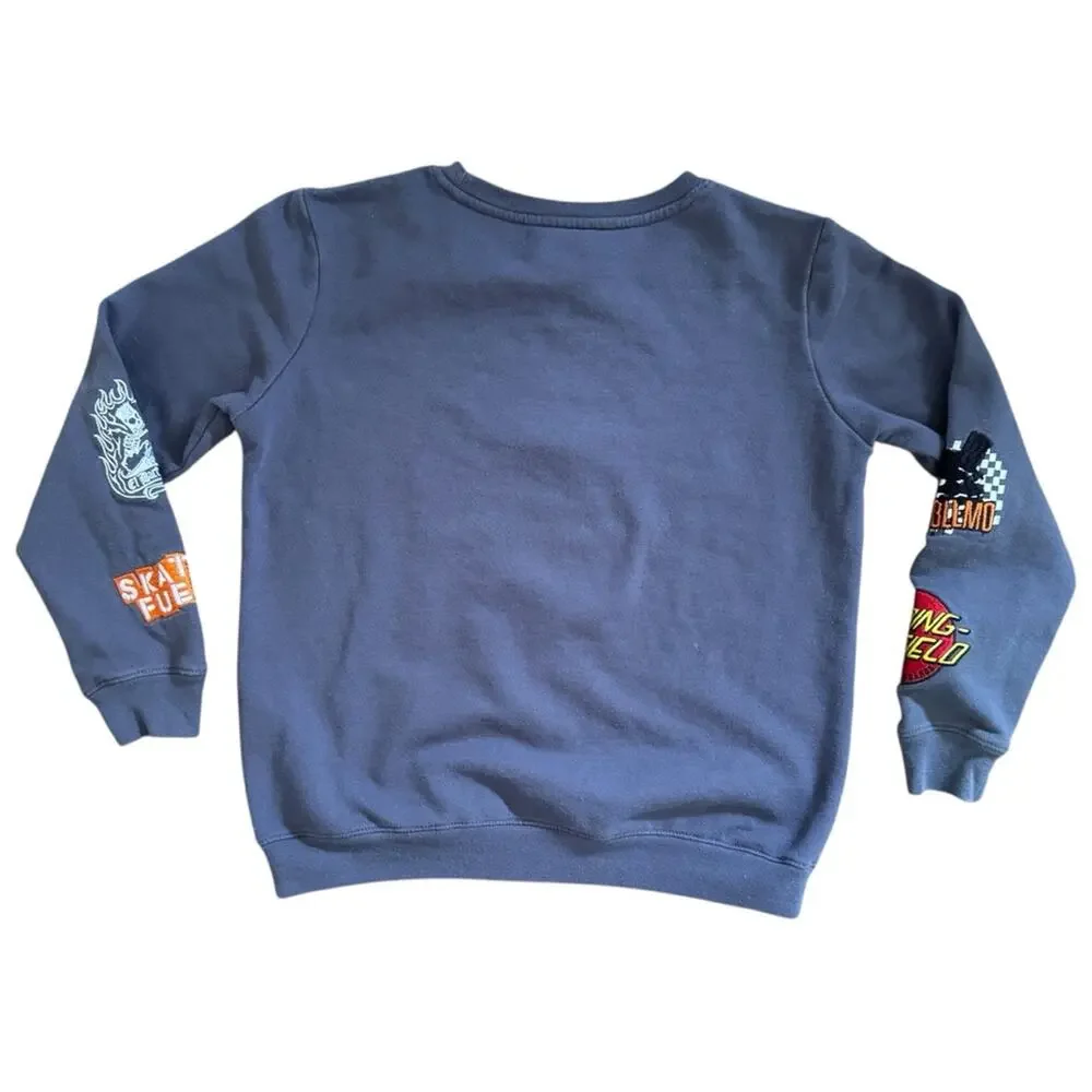 The Simpson’s Kids’ Bart Simpson “Aye Carumba”Graphic Sweatshirt Grey Size 10/12